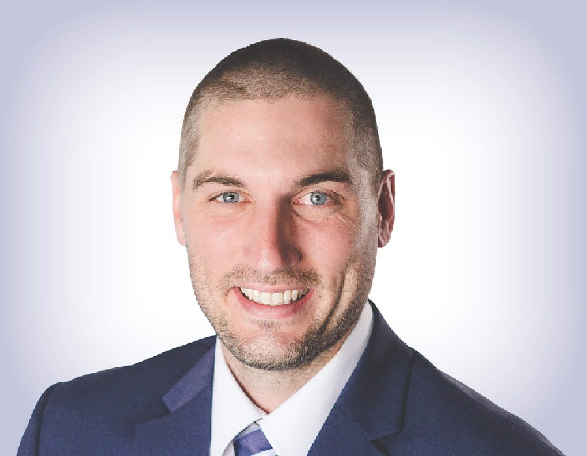 Headshot of dr bell on white background
